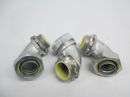 Lot 3 new raco hubbell 1in elbow conduit fitting d235793 for sale