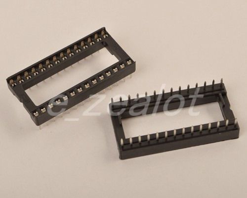 10pcs NEW 28 pins wide DIP IC Sockets Adaptor Solder Type Socket