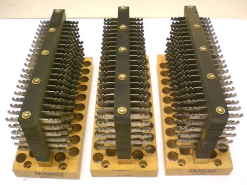 Vintage.Solder Terminal Boards, 120 Position, Lot of 3, Automatic Elec ?,  USA