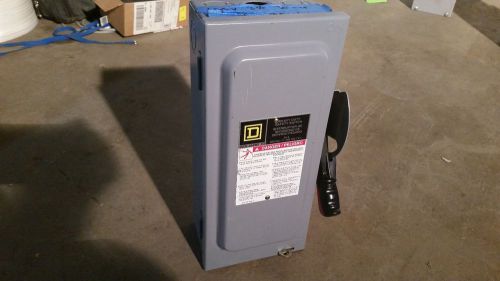 Square D Heavy Duty Safety Switch - 3-pole, 30A, 240Vac 250 VDC