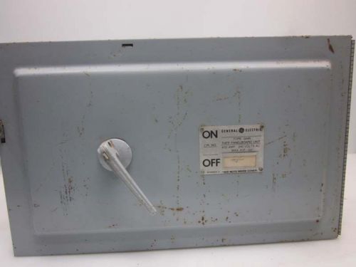 Ge general electric qmr/thfp325 fusible panelboard switch 400a/240v max.125hp for sale
