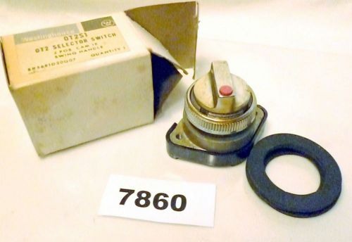 (7860) westinghouse selector switch ot2s1 2 pos maint. to right for sale