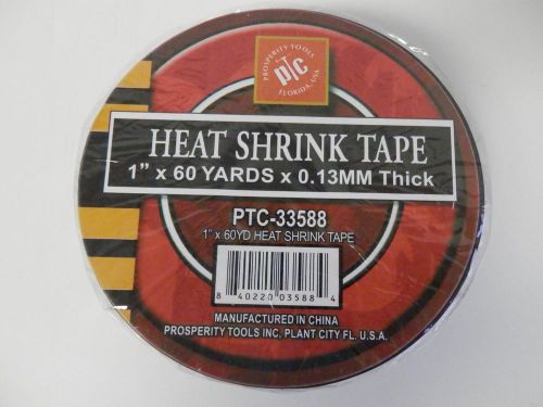 Heat Shrink Tape 1&#034; x 180&#039; Black