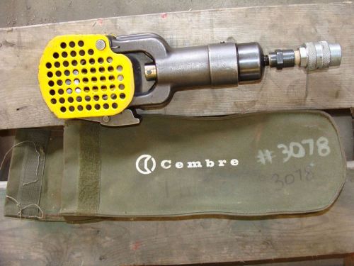 Cembre hydraulic cutting head tc050 w/canvas bag, good condition for sale