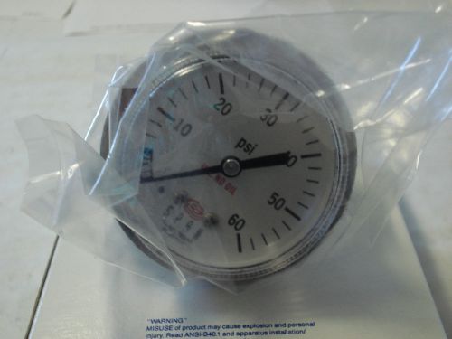 Span instruments p122-60-psi-vm gauge,0-60psi,dial approm 2 1/4in,0.25in vcr for sale