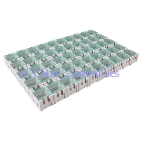 50pcs components part laboratory storage electronic smt smd box smt anti-static for sale