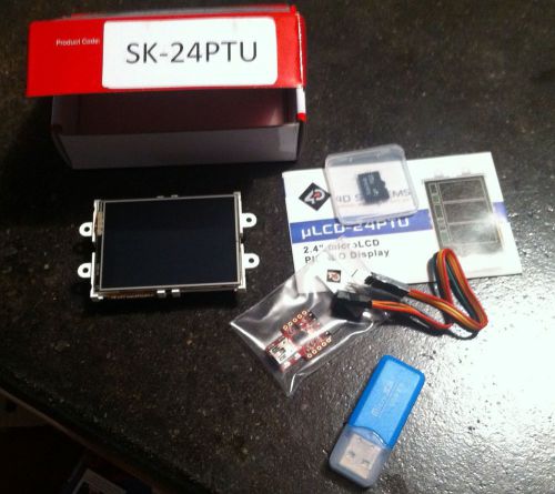 4D Systems SK-24PTU starter kit, 2.4&#034; LCD with touch