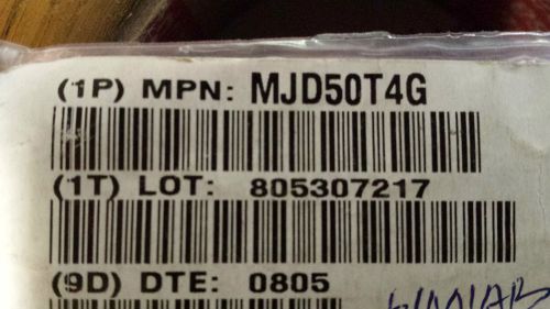Lot of 10 MJD50T4G Sent by registered post and tracking number provided (p1b33)