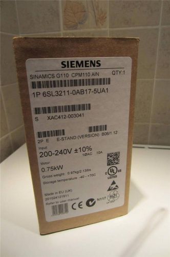 Siemens 6SL3211-0AB17-5UA1 Sinamics G110 - CPM110 AC-Drive frequency converter