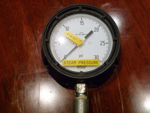 Wika psi gauge 316 ss tube and connection 0-30 psi for sale