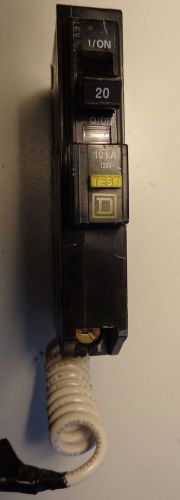 Square d schneider electric qob 1-pole 20amp   bolt-on gfci circuit breaker for sale