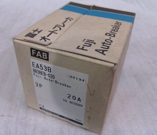 Circuit breaker Fuji EA53B , 20 amp unused
