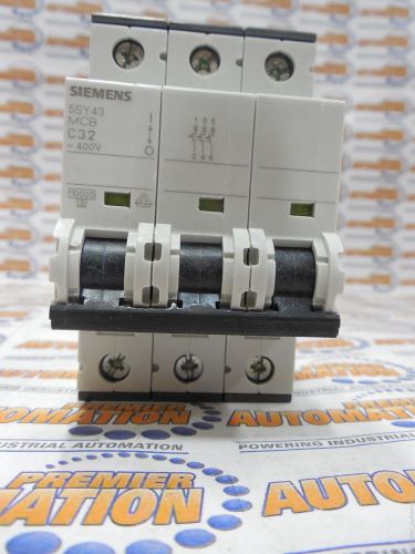 5sy4332-7 -- circuit breaker 32amp 3pole 400vac c-curve for sale