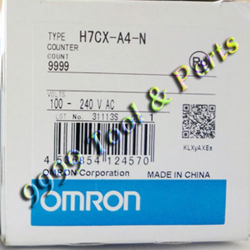 1pc new in box omron counter h7cx-a4-n h7cxa4n 100-240vac for sale