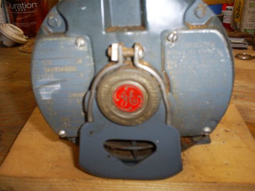 GENERAL ELECTRIC MOTOR 1/3 HP 120VOLT USED