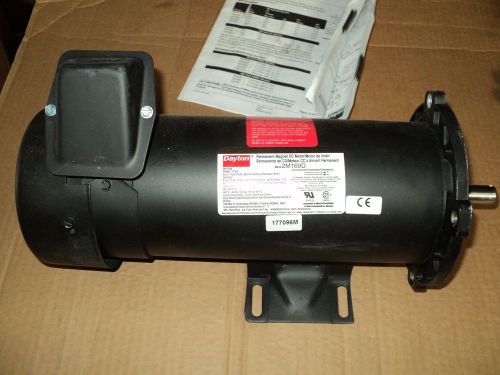 Dayton dc motor , permanent magnet , tefc, 3/4 hp,1750 rpm, 90vdc , 56c frame , for sale