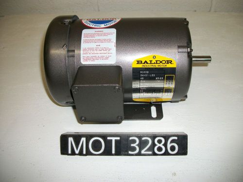 Baldor .75 hp m3463 48 frame 3 phase motor (mot3286) for sale