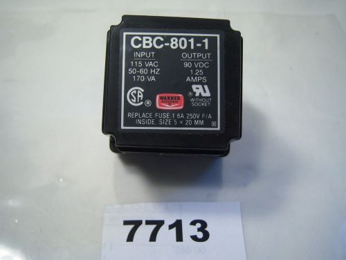 (7713) warner electric cbc 801-1 clutch / brake control for sale