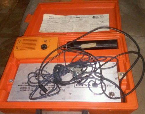 Metro Tel Cable hound cable/pipe locator &amp; depth indicator model 71-620-13