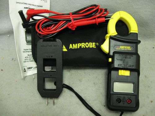 Amprobe acd-10h ultra clamp meter with 110 socket tap for sale