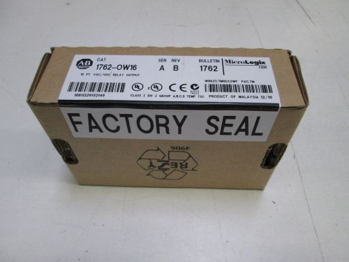 ALLEN BRADLEY RELAY OUTPUT 1762-OW16 SERIES A DATE CODE:12/10 *FACTORY SEALED*