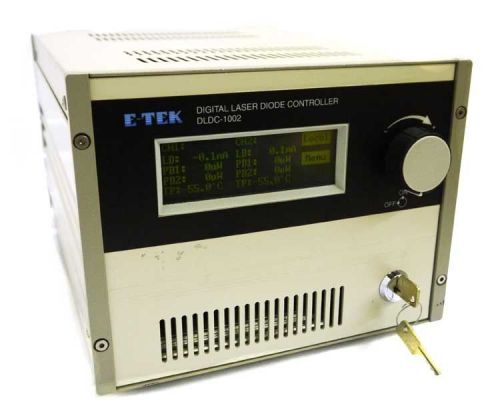 E-tek dldc-1002 laser diode current controller+ 2x mldc-1001bn driver modules for sale