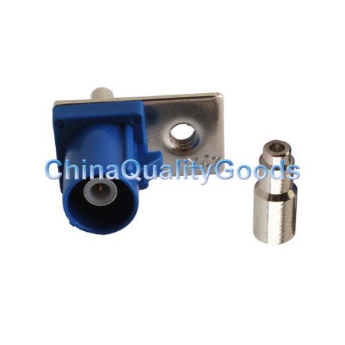 Fakra Male Front mount Blue for GPS telematics or navigation