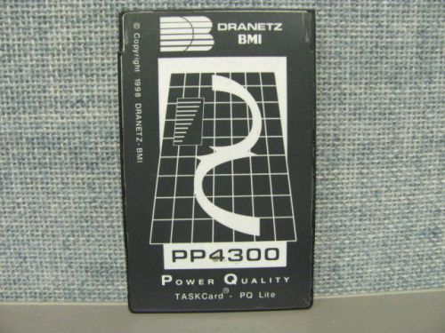 Dranetz bmi taskcard pp4300 power quality pq lite htem three phase v4.6 for sale