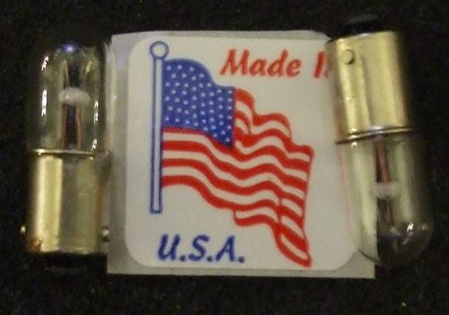 No.49 2/v ba9s bias pot fuse pilot bulb lamp vintage nos american made free ship for sale