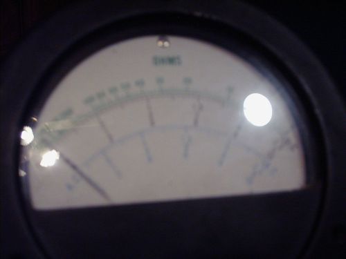 VINTAGE Q.V.S. Inc. AC/DC OHMS meter MOD. 450R0