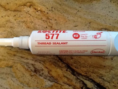 Tube of Loctite 577 Thread Sealant, 250 ml, exp 08/15