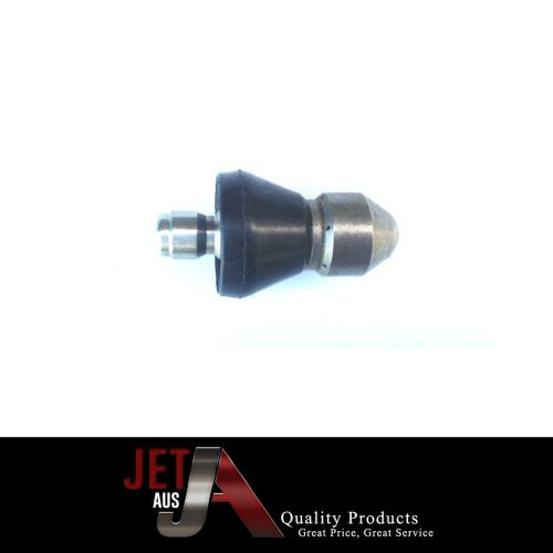 Nozzles for plumbers sewer drain cleaner jetter, negotiating drain jet nozzle