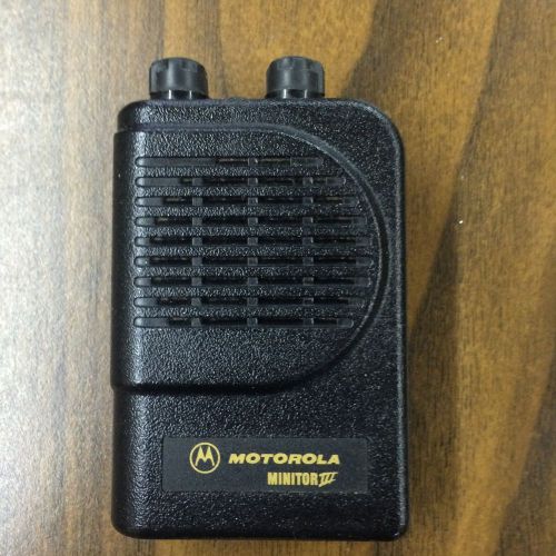 Motorola Minitor 3 Pager, A01YMS7239C, Low Band 33 - 36.99 MHZ, 2 Channel