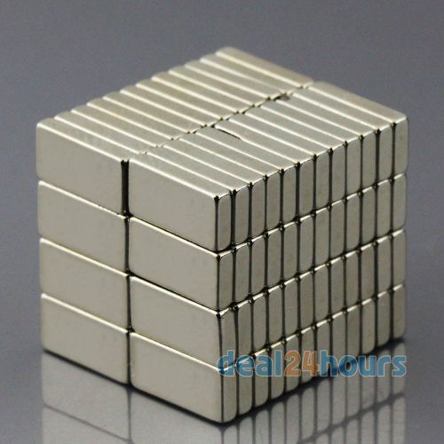 100 x Small Block Cuboid Neodymium Magnets 10 x 5 x 2mm Rare Earth Neo N50