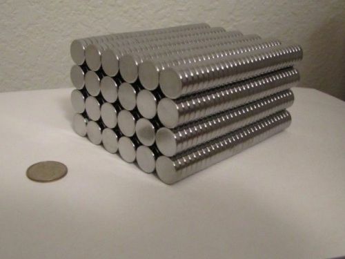 50 Pieces Rare Earth Neodymium NdFeB Disc Magnets 1/2&#034; x 1/8&#034; thick