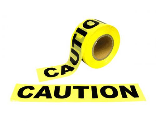New 1000&#039; roll of yellow caution tape (ch hanson 16000) for sale