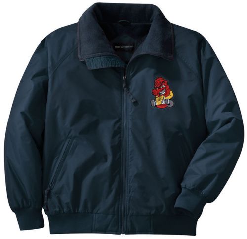 Fireman firefighter embroidered jacket - left chest - sizes xs thru xl for sale