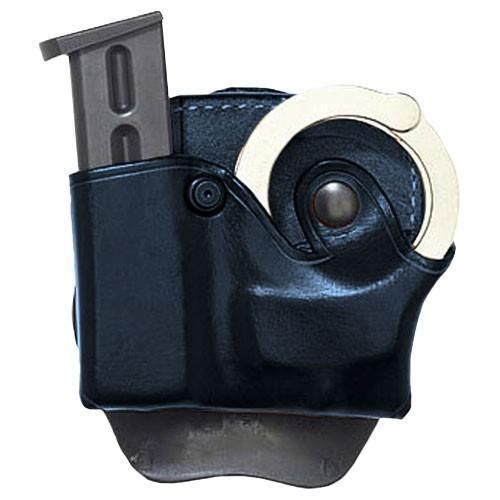 Aker a519abplu-1 single d.m.s combo mag/asp handcuff case black plain left hand for sale