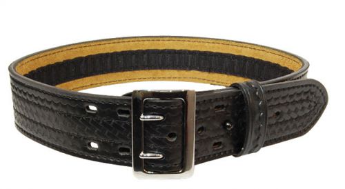 Safariland 87V Black Basketweave Suede-Lined Duty Belt with Velcro Band Size 28