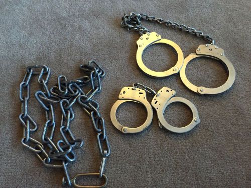Smith &amp; Wesson Handcuffs, Anklecuffs, &amp; Belly Chain Shackles, Police, Sheriff&#039;s