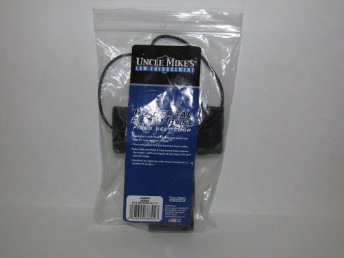 Uncle Mike&#039;s 88804 Nylon Universal Fixed Belt Loop Universal Radio Case Carrier