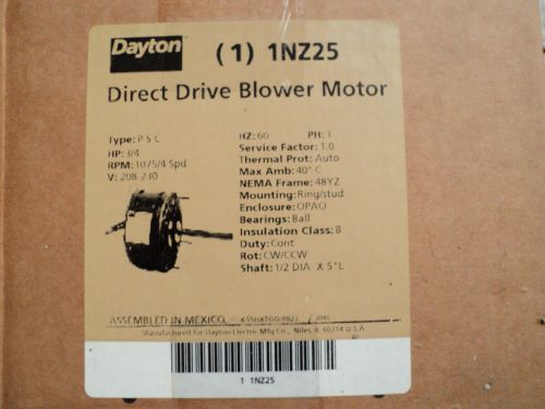 DAYTON Motor, 1/5-3/4hp, Direct