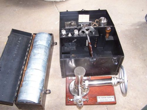 Ashton valve co. gauge tester with weight set reduced price again for sale