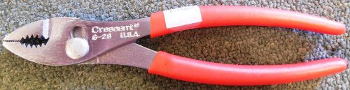 Crescent g-28c cushion-grip slip joint pliers, 8&#034; oal, excellent condition for sale