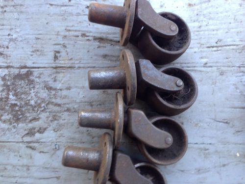 4- Steel Metal Casters For A Etsy Restoration Project