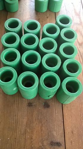 Nibco CHEM-AIRE 1/2&#034; Coupling Socket  CF00001 Green Sch 80 High Pressure Fitting