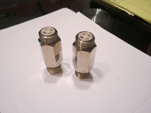 Faucet Check Valves 1/2&#034; to 1/2&#034; inch