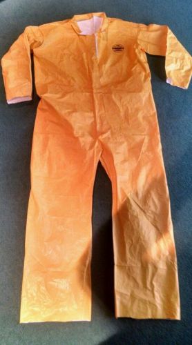 Dupont tychem yellow tyvek qc polycoated xl chemical hazmat suit - extra large for sale