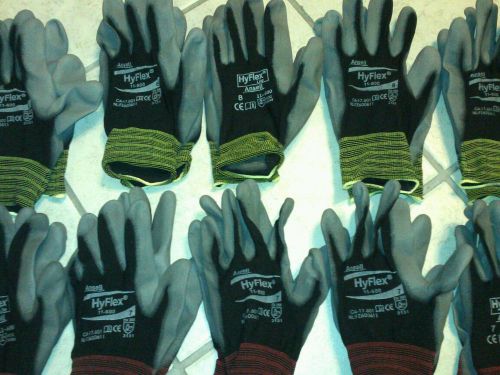 10 pairs Ansell hyflex glove 11-600