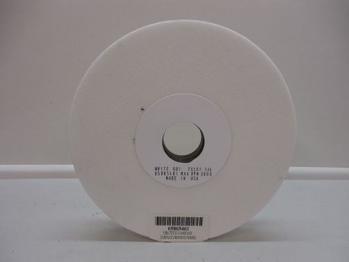 WHITE SURFACE GRINDING WHEEL 7&#034; x 1&#034; x 1-1/4&#034; 60 GRIT 05865461 MAX RPM 3600